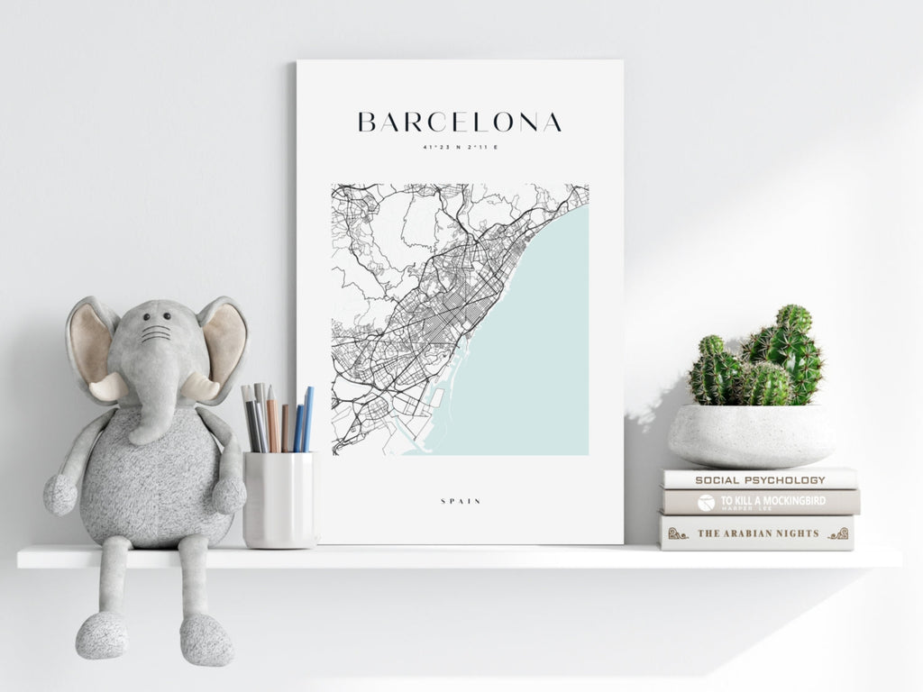 Barcelona V3 Aluminum Print