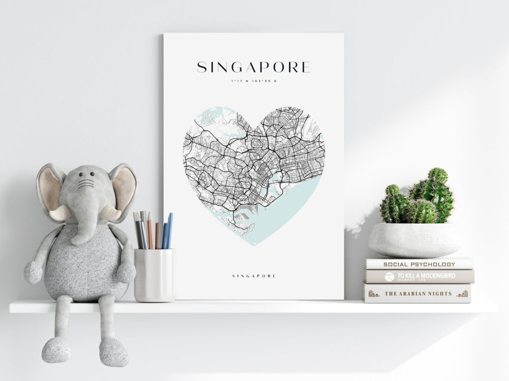 Singapore V1 Aluminum Print