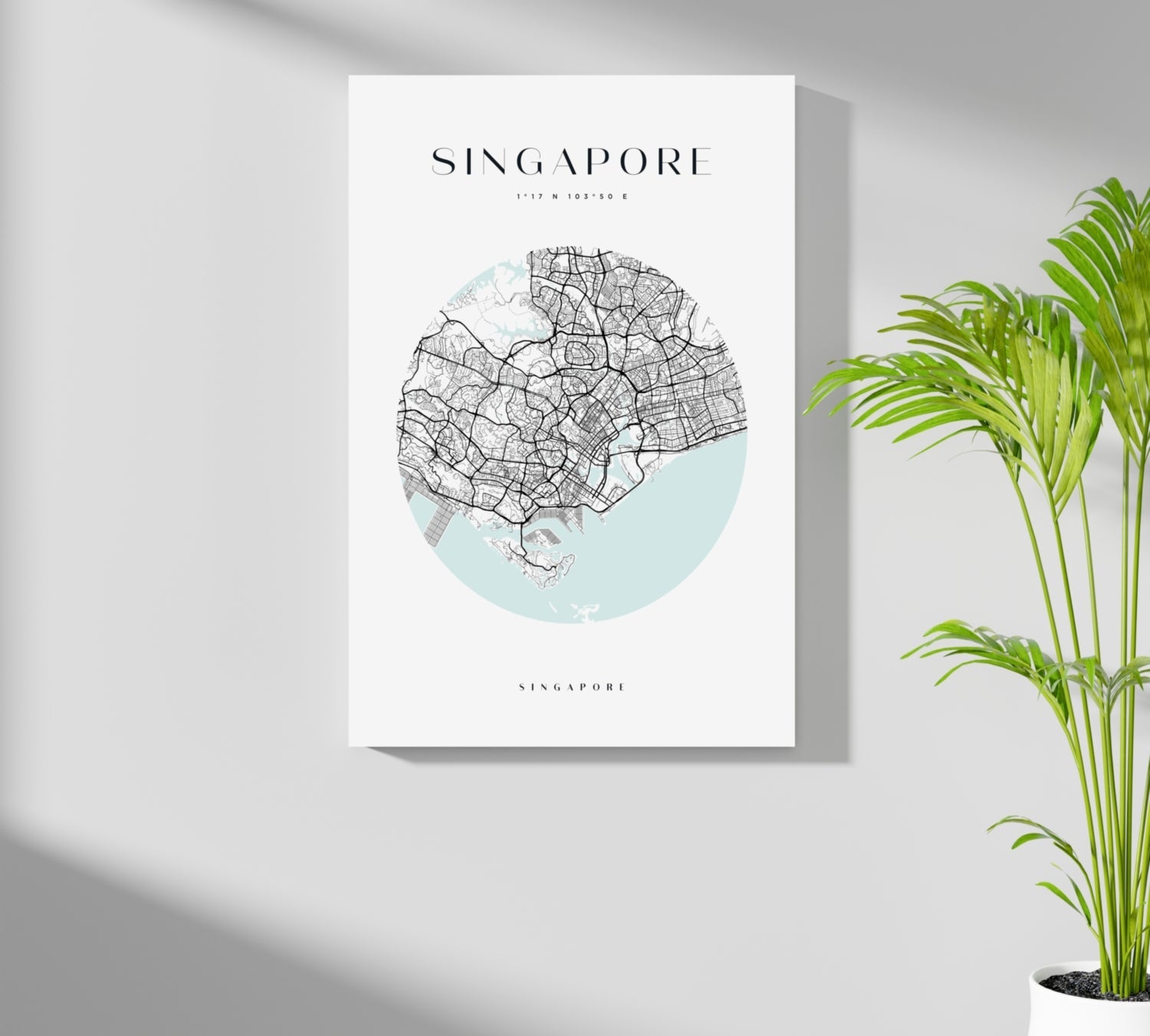 Singapore V2 Aluminum Print