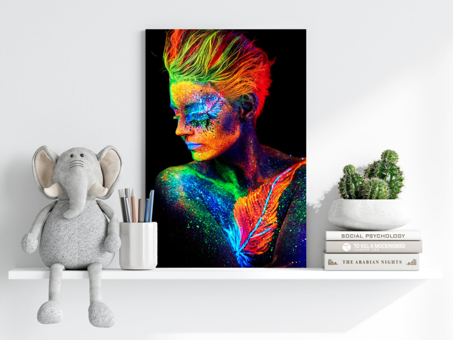 Woman Aluminum Print