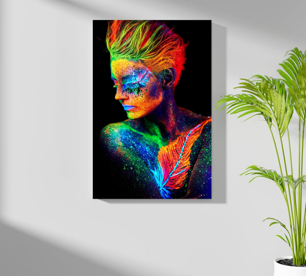 Woman Aluminum Print