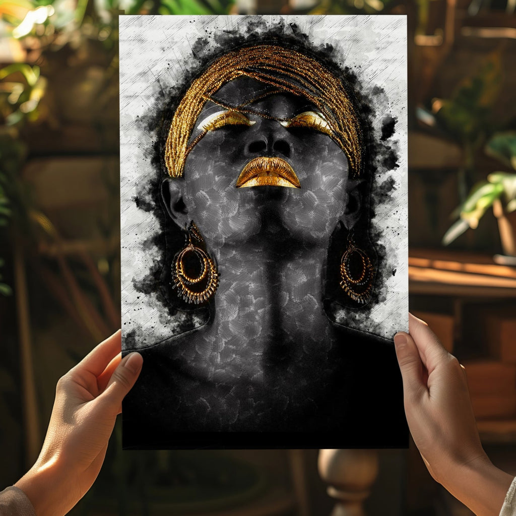 Woman Aluminum Print