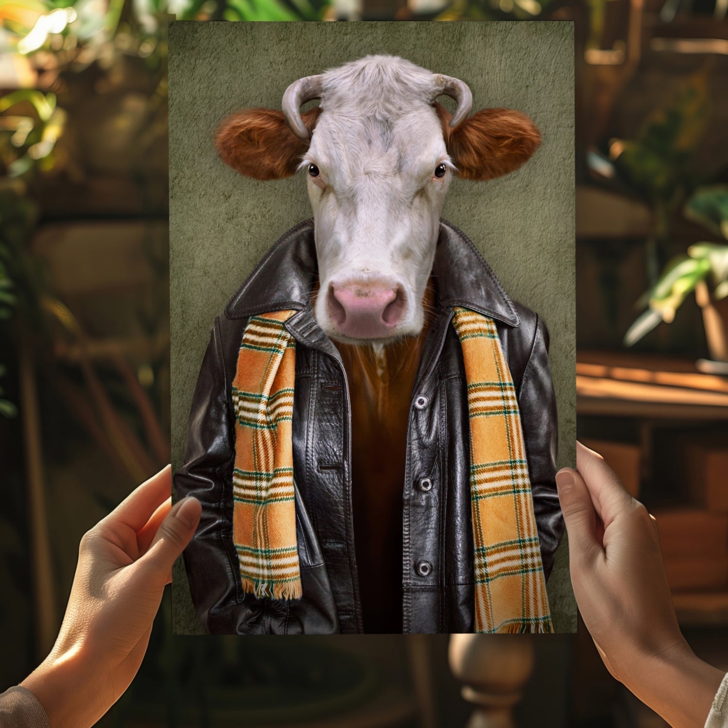 Ox Aluminum Print