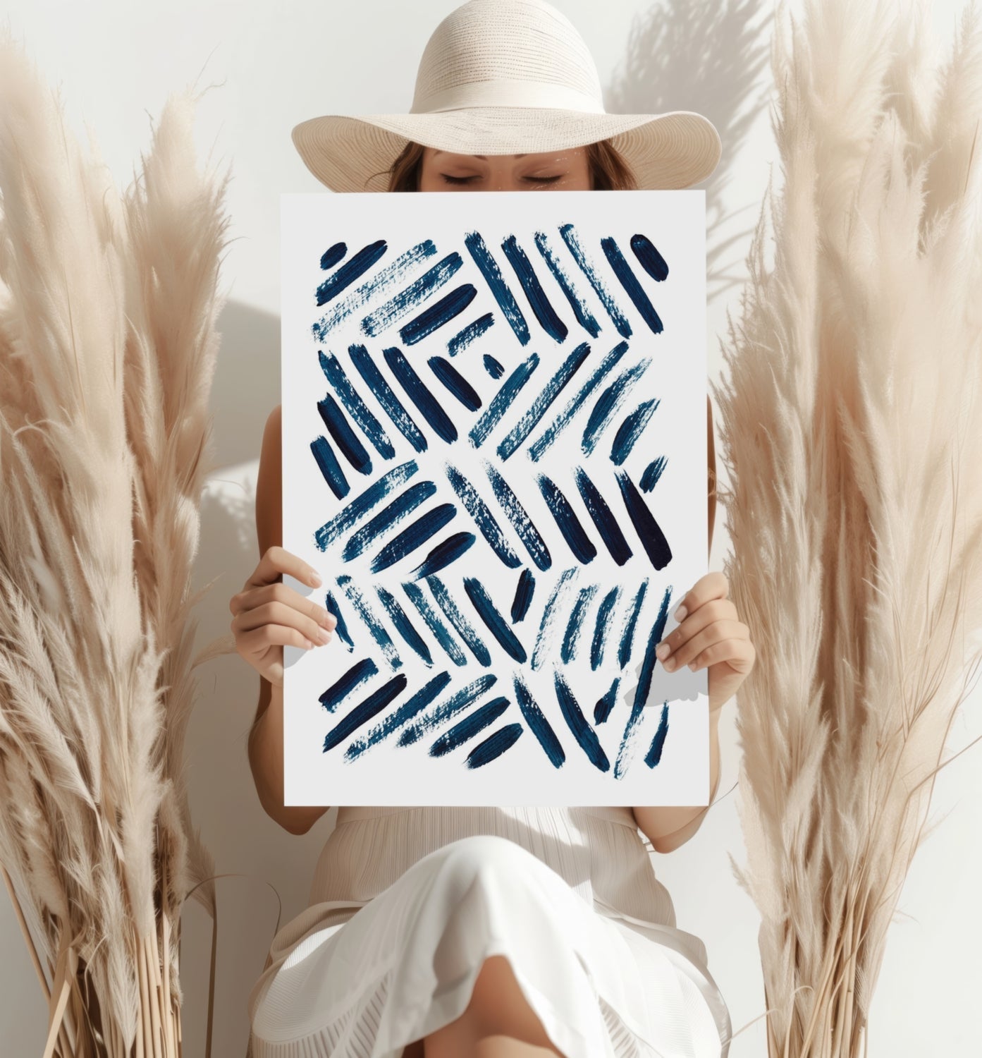 Abstract Lines Aluminum Print