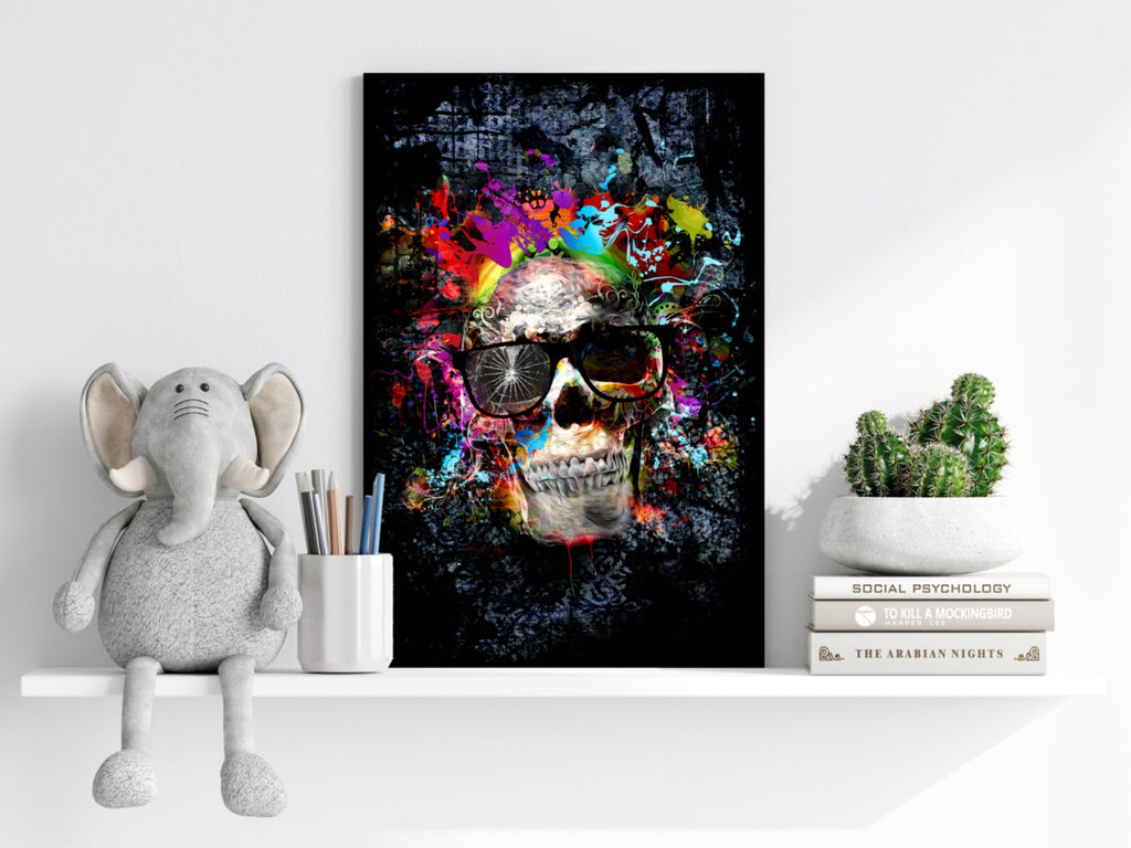 Skull Aluminum Print
