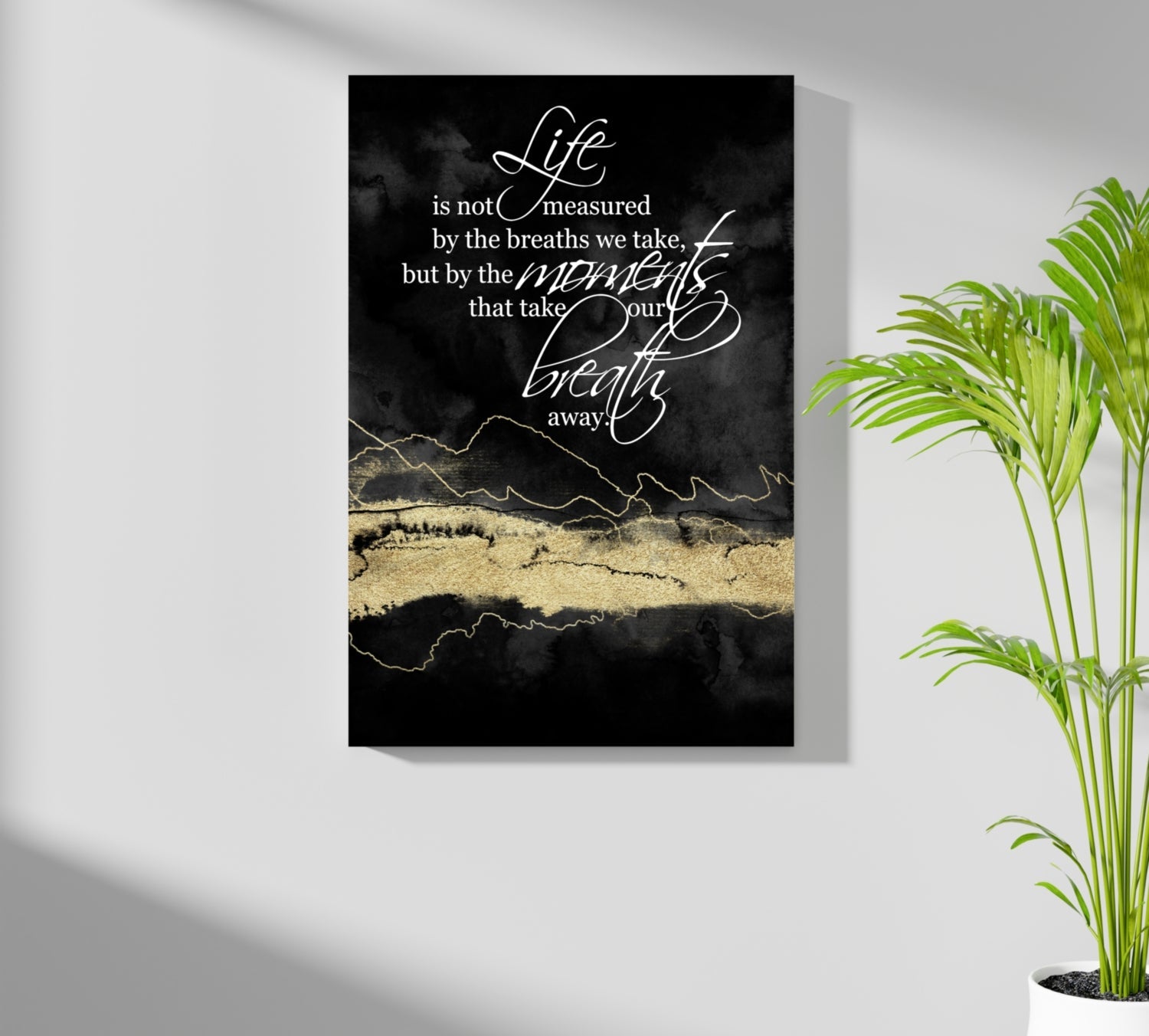 Life is Aluminum Print
