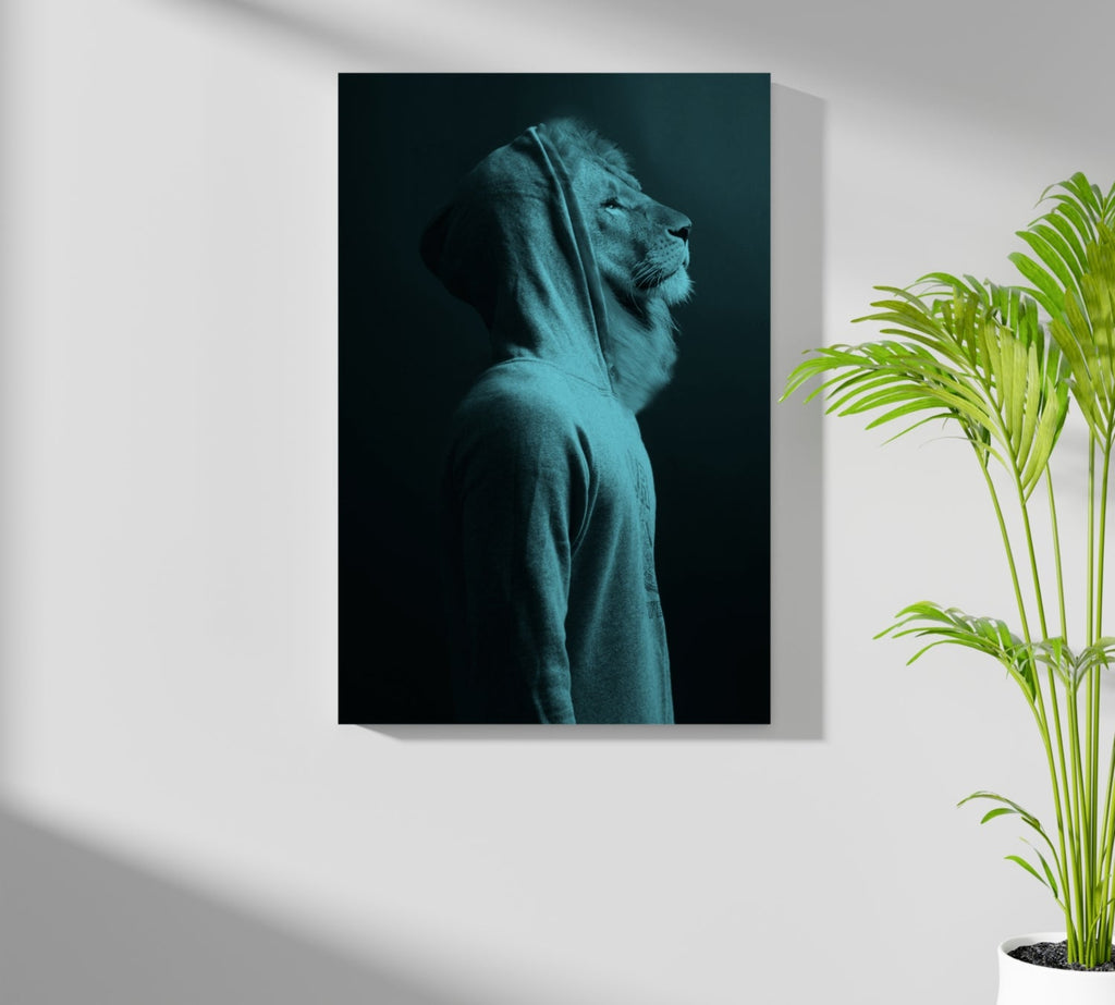 Lion Aluminum Print