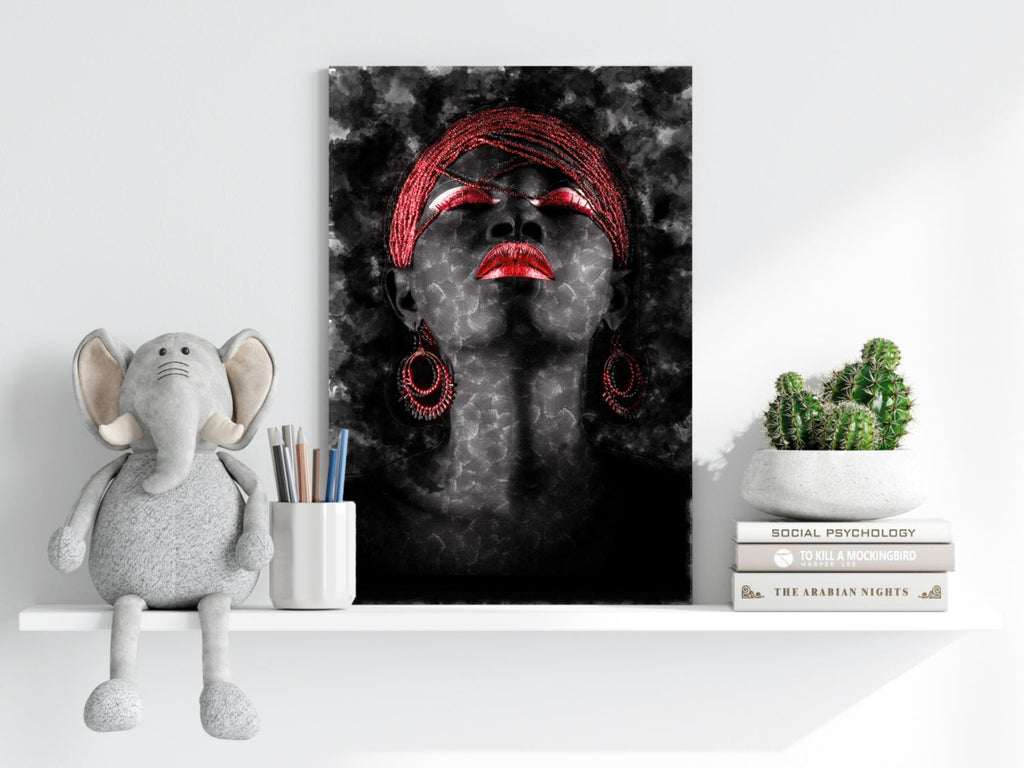 Woman Aluminum Print