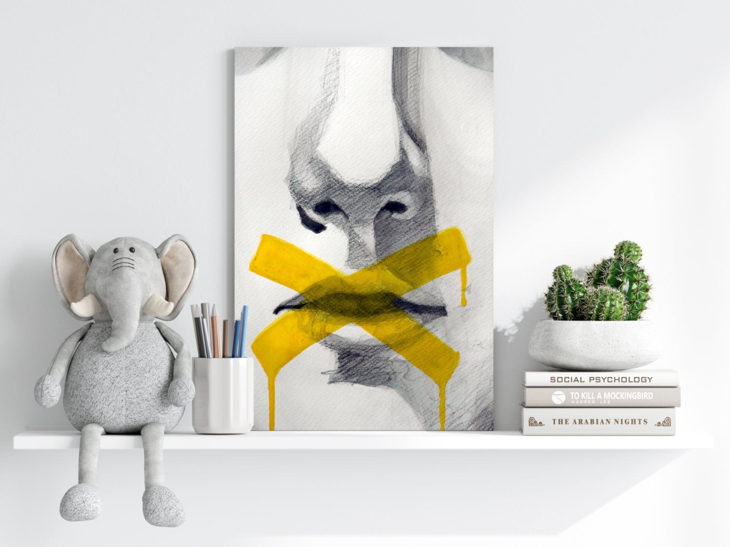 Hush Aluminum Print