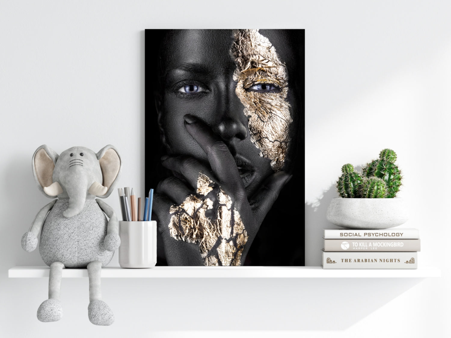 Woman in Fashion Aluminum Print
