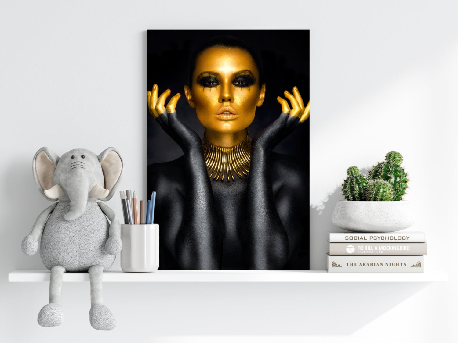 Woman in Fashion Aluminum Print