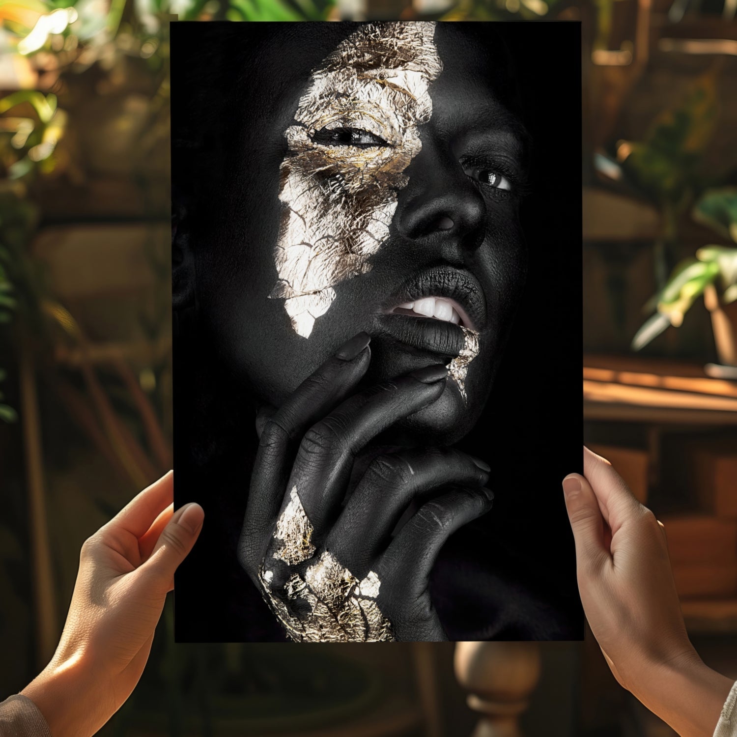 Woman in Fashion Aluminum Print