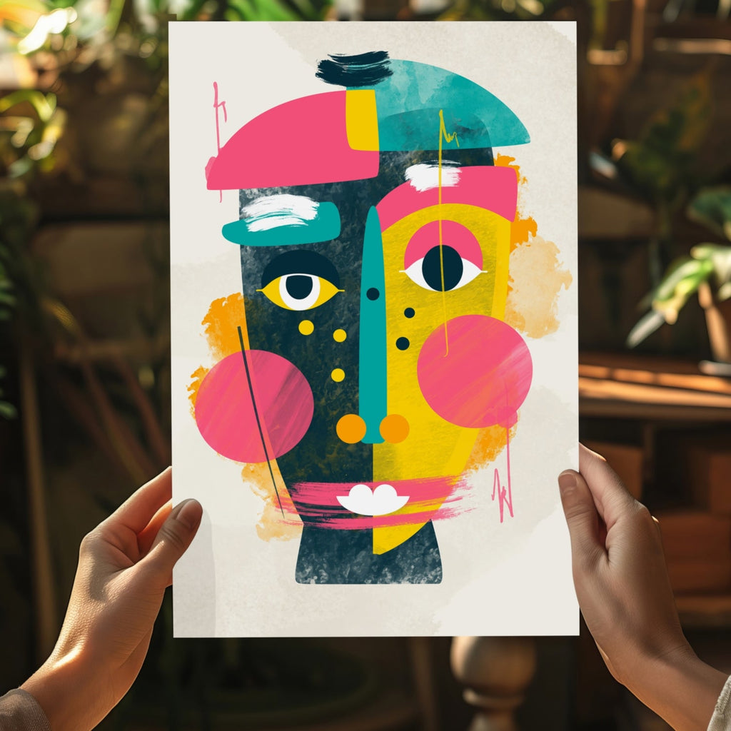 Contemporary Art V1 Aluminum Print