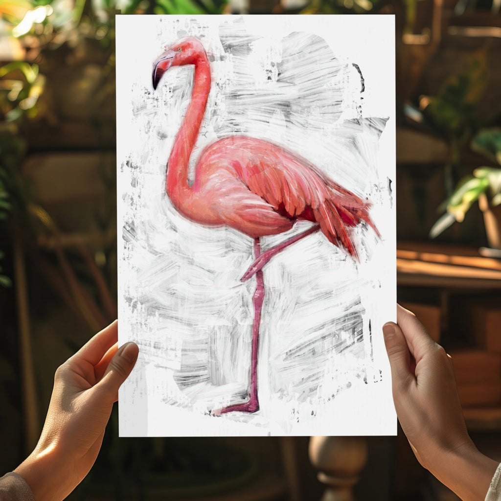 Flamingo Aluminum Print