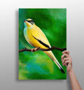 Yellow Bird Aluminum Print
