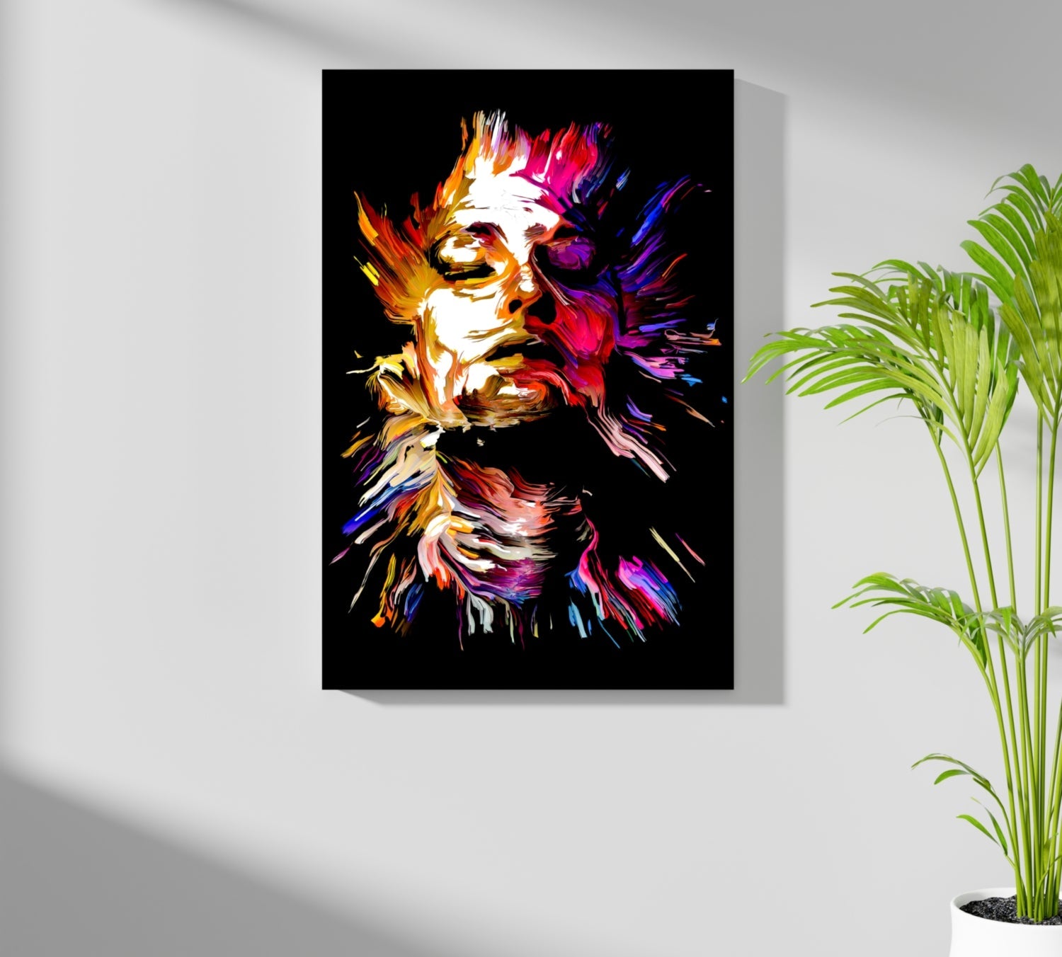 Colorful Portrait V3 Aluminum Print