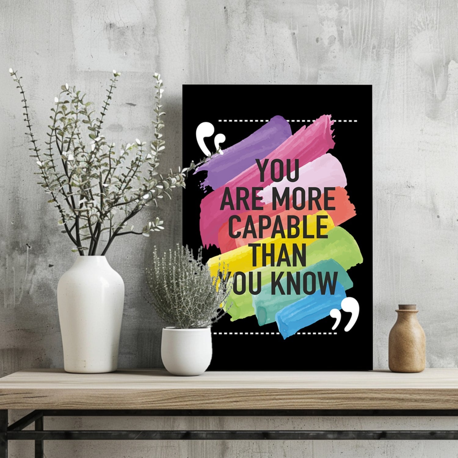 You Are Capable Aluminum Print