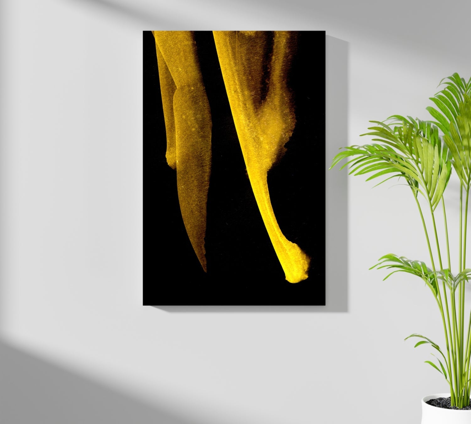 Shade of Gold V1 Aluminum Print