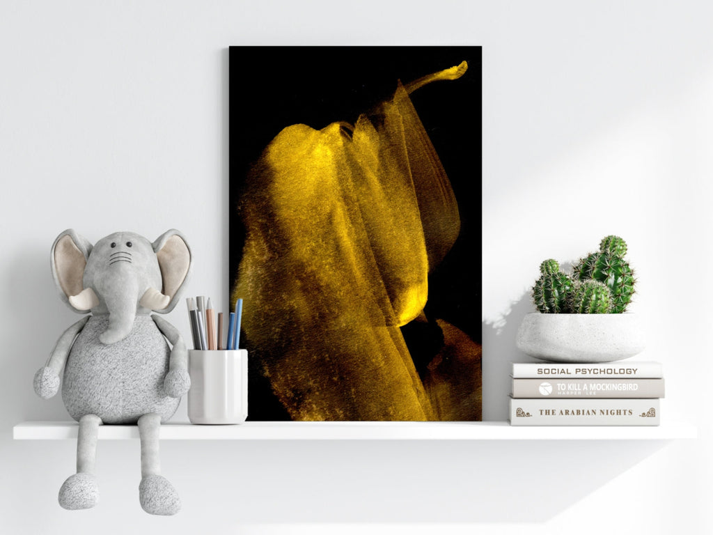 Shade of Gold V3 Aluminum Print