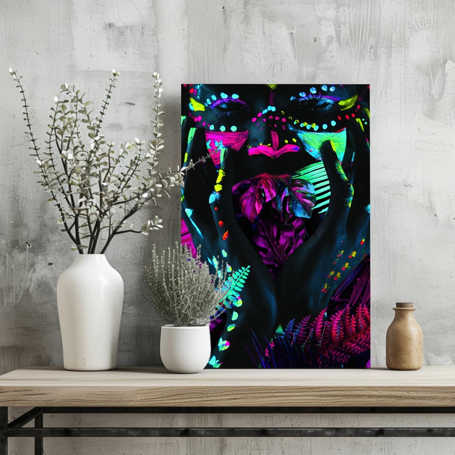 Amazon Woman Aluminum Print