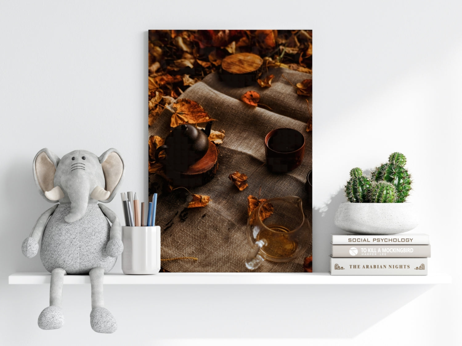 A Cup Of Tea Aluminum Print