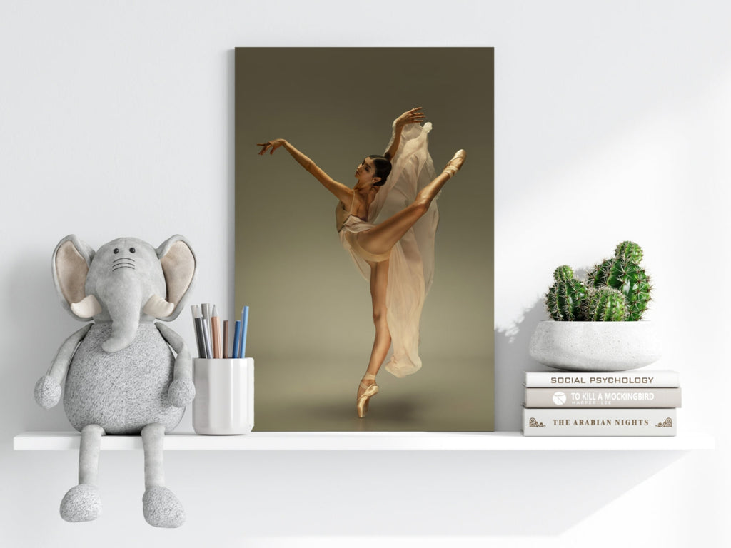 Ballet Dancer Aluminum Print