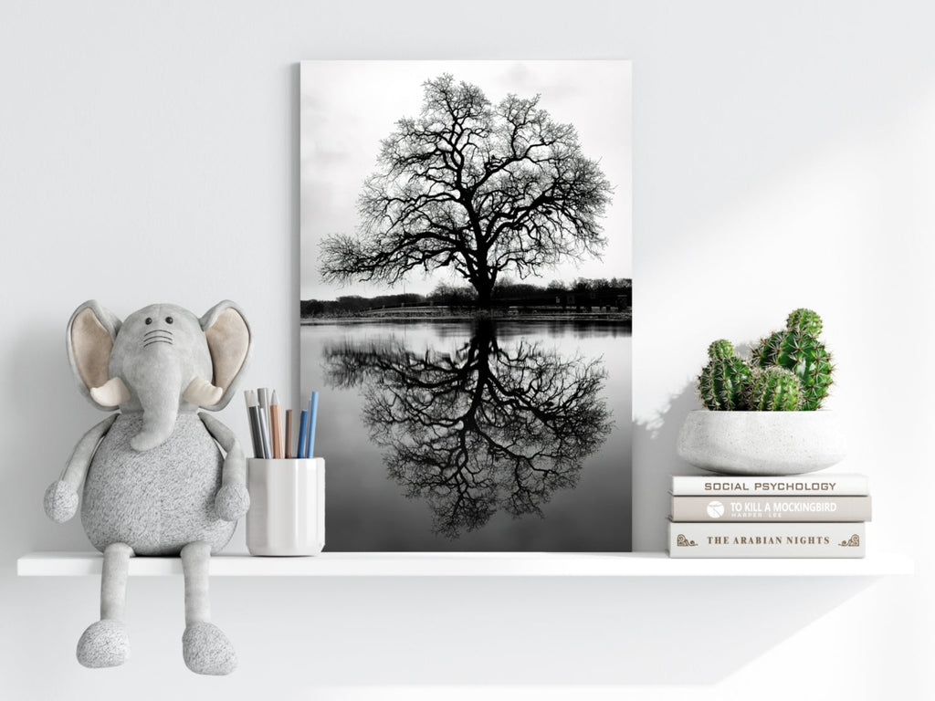 Alone Tree Aluminum Print