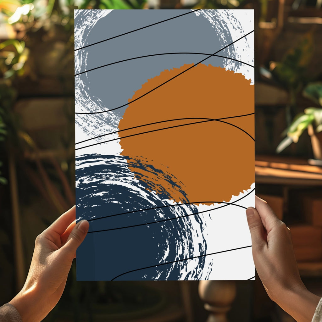 Abstract Rounds Aluminum Print