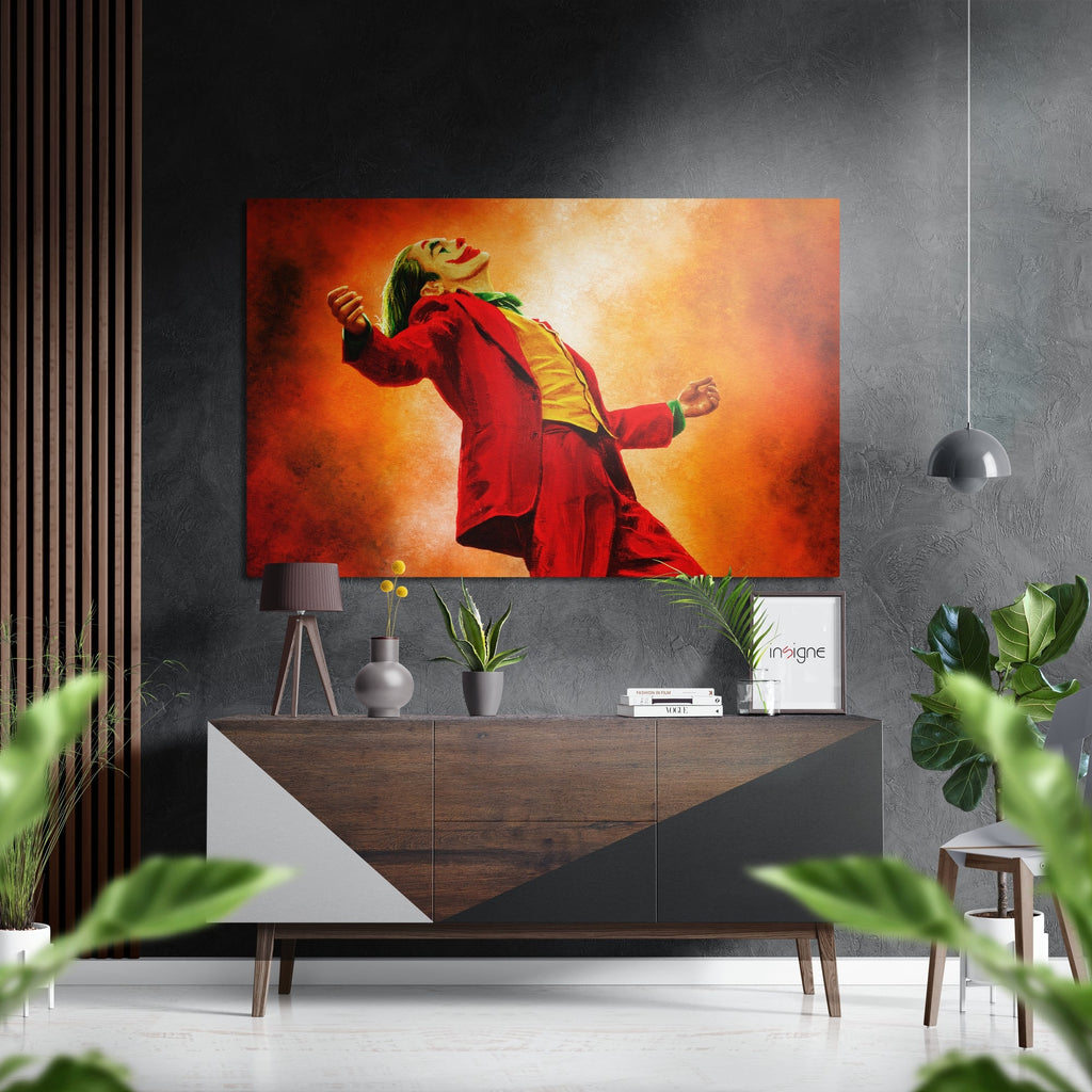 Joker Brushed Aluminium Dibond Wall Art