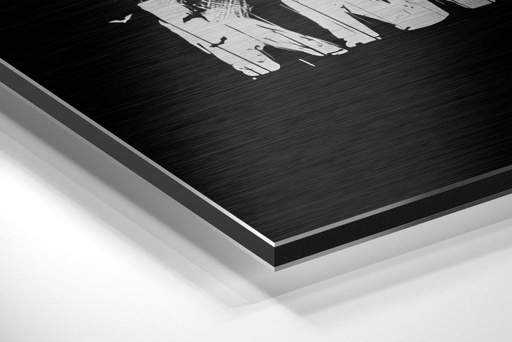 Batman Brushed Aluminium Dibond Wall Art