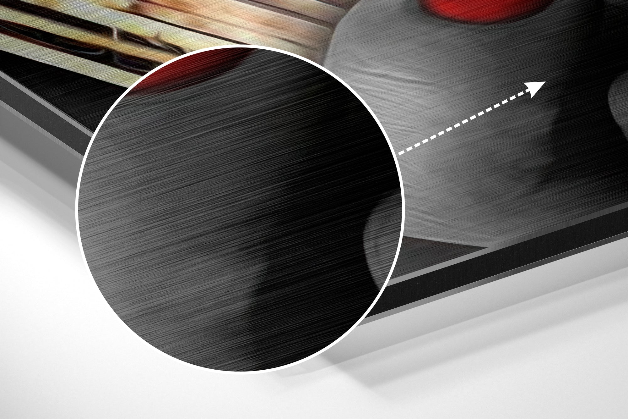Money Brushed Aluminium Dibond Wall Art