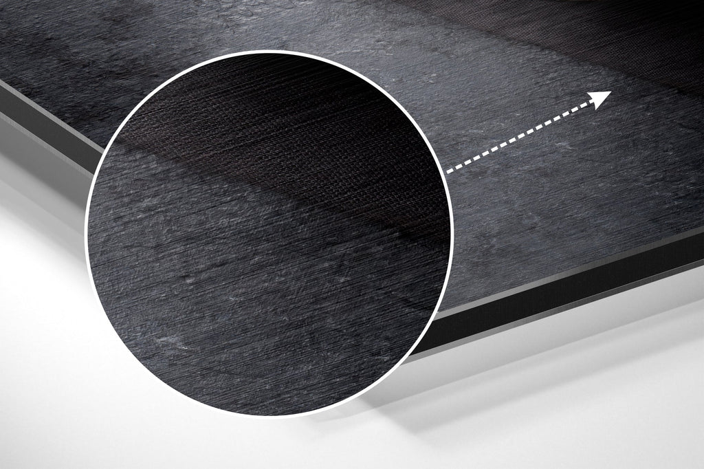 Coffee Brushed Aluminium Dibond Wall Art