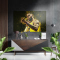 LeBron James Brushed Aluminium Dibond Wall Art