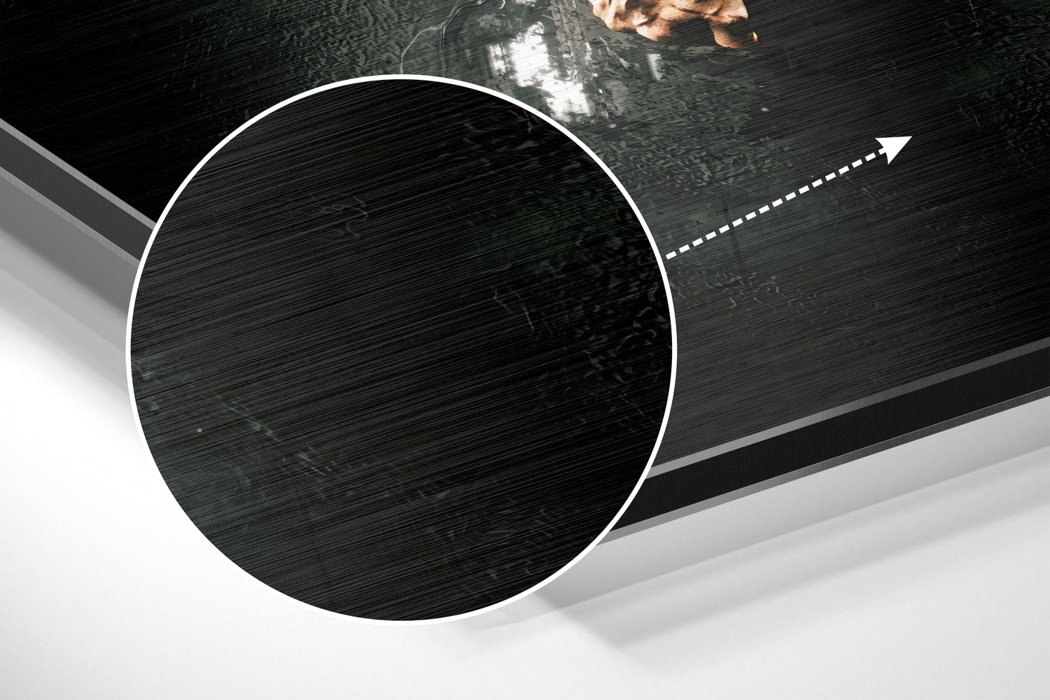 Ronaldo Brushed Aluminium Dibond Wall Art