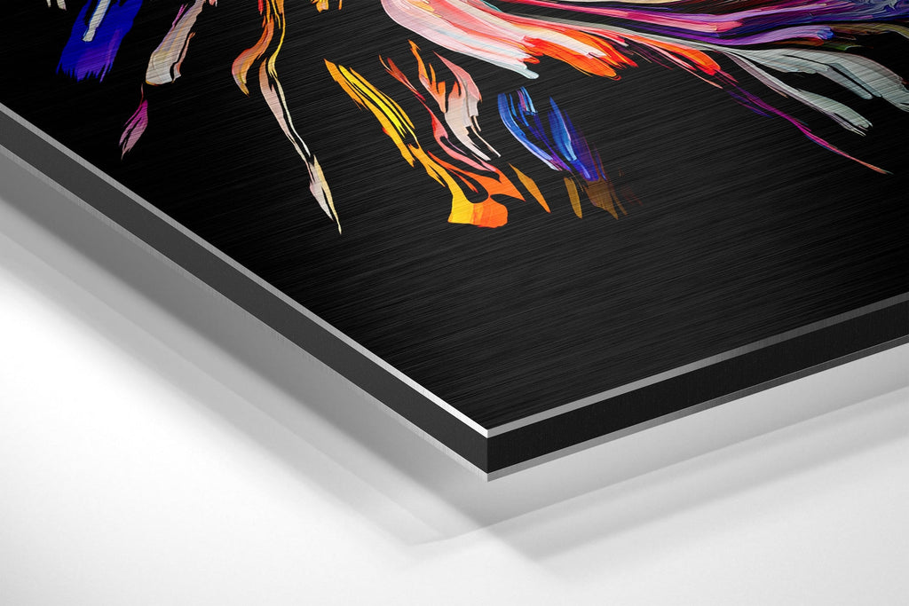 Colorful Feelings Brushed Aluminium Dibond Wall Art