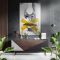 Sssh Brushed Aluminium Dibond Wall Art