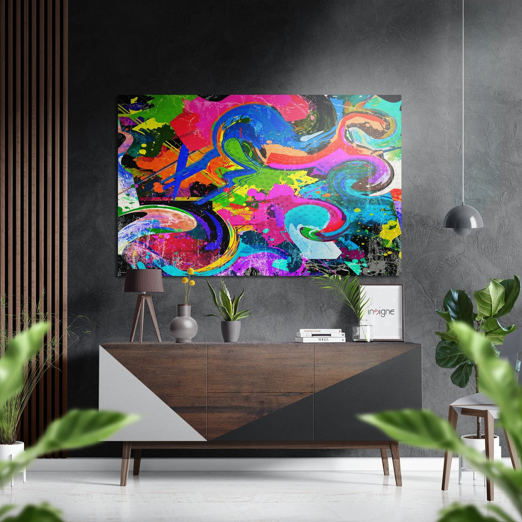 Anarchy of Colors Brushed Aluminium Dibond Wall Art