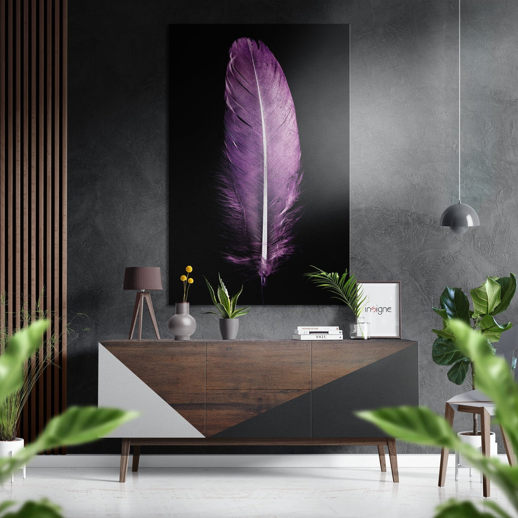 Feather Brushed Aluminium Dibond Wall Art