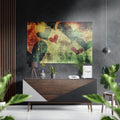 Hearts  Brushed Aluminium Dibond Wall Art