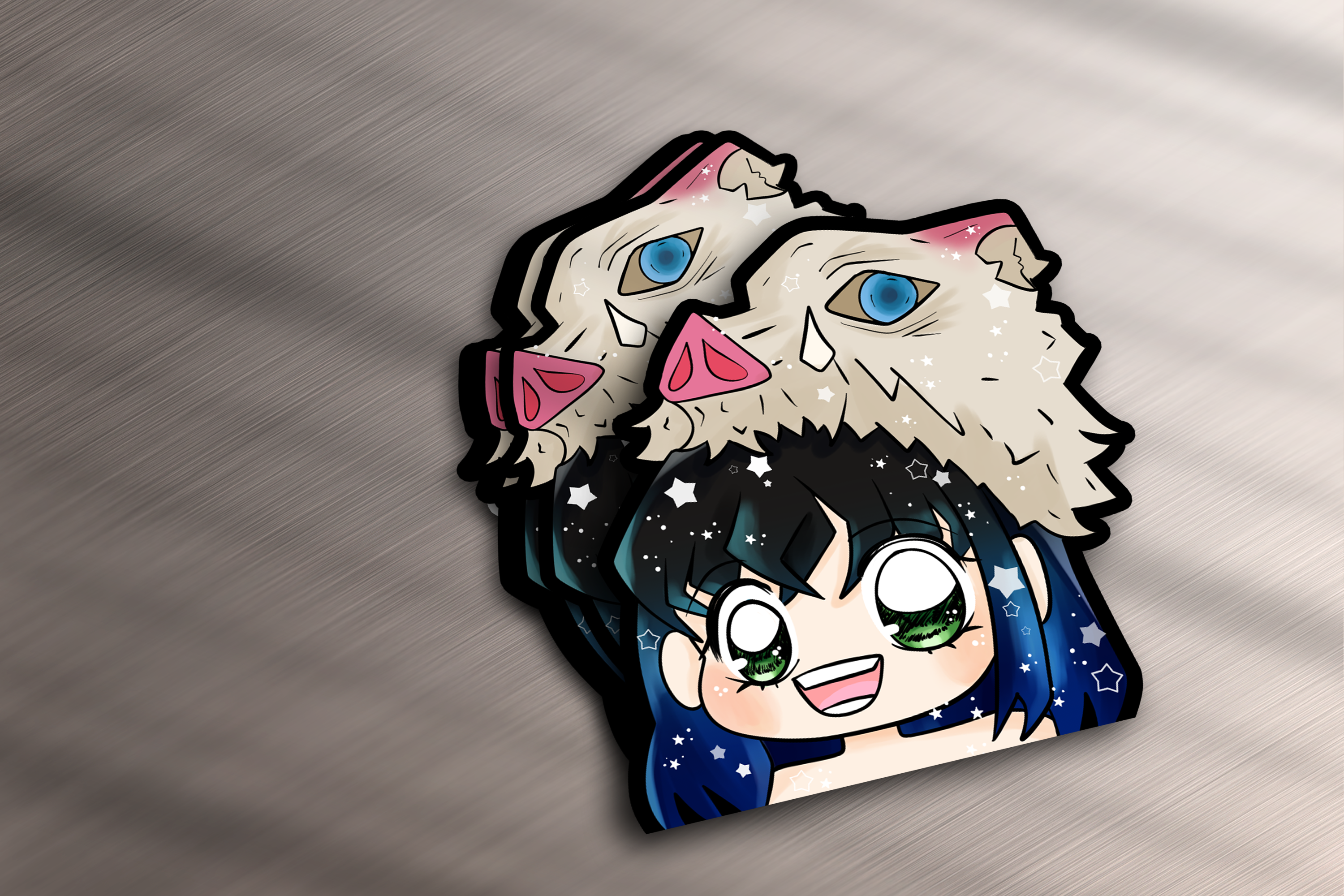 Demon Slayer: Inosuke Anime Peeker