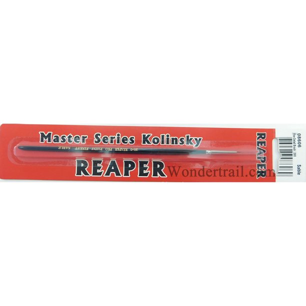 Paint Brush: Round Sable (20/0 Round)
