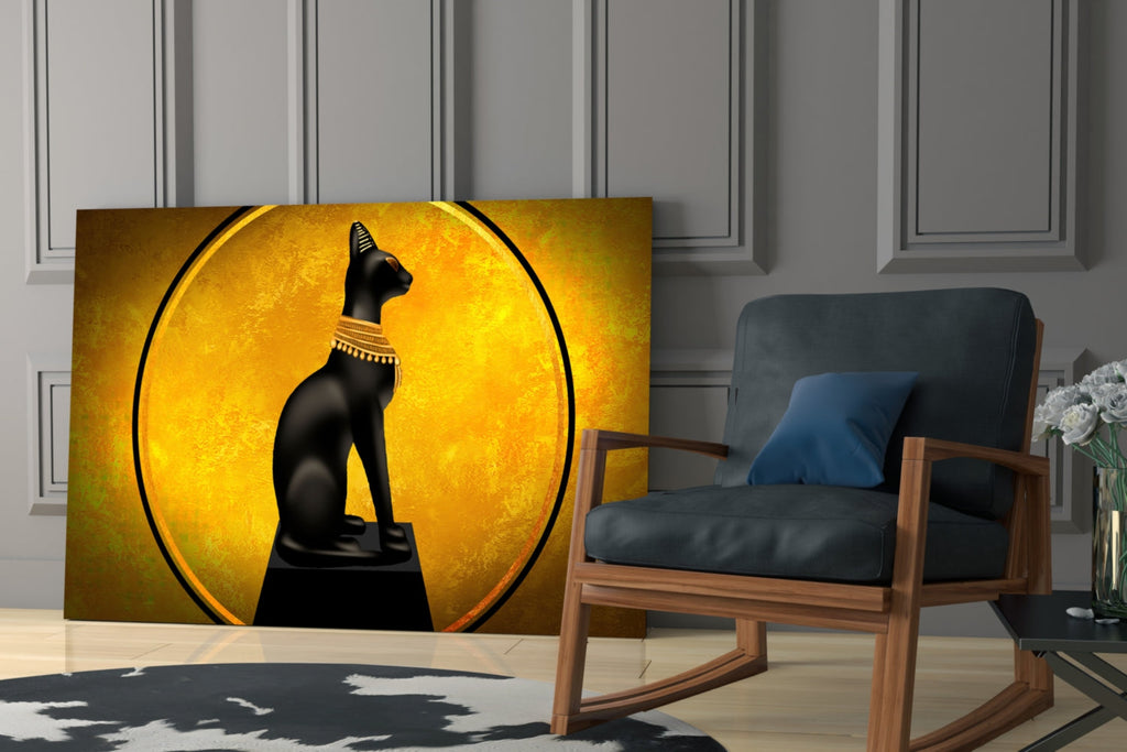Cat Glass Wall Art