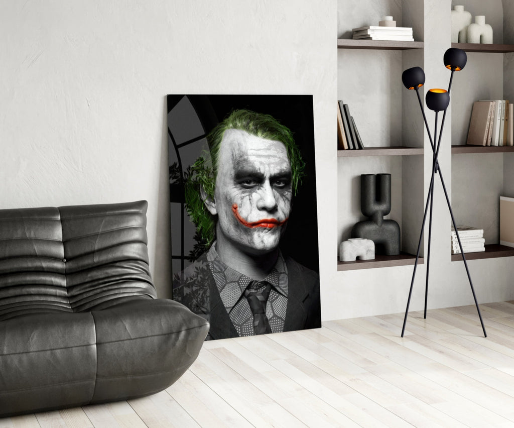 Joker Glass Wall Art