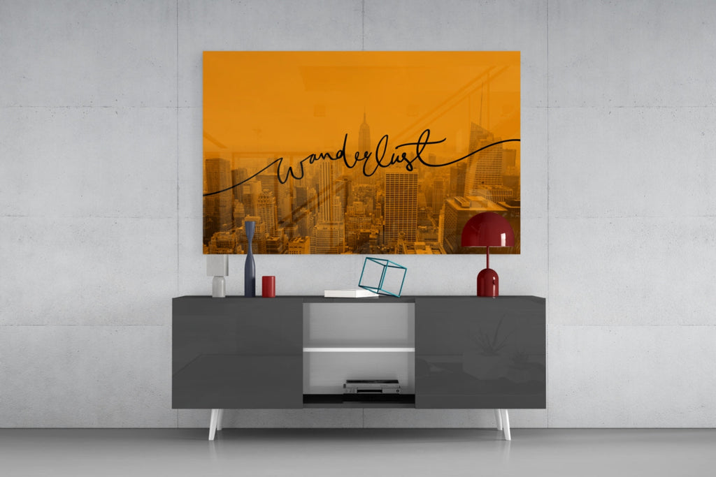 Wanderlust Glass Wall Art