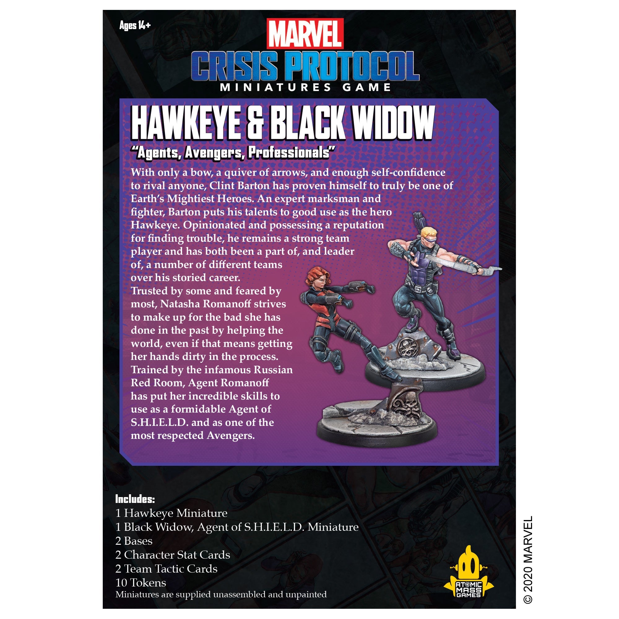 Marvel Crisis Protocol: Hawkeye & Black Widow