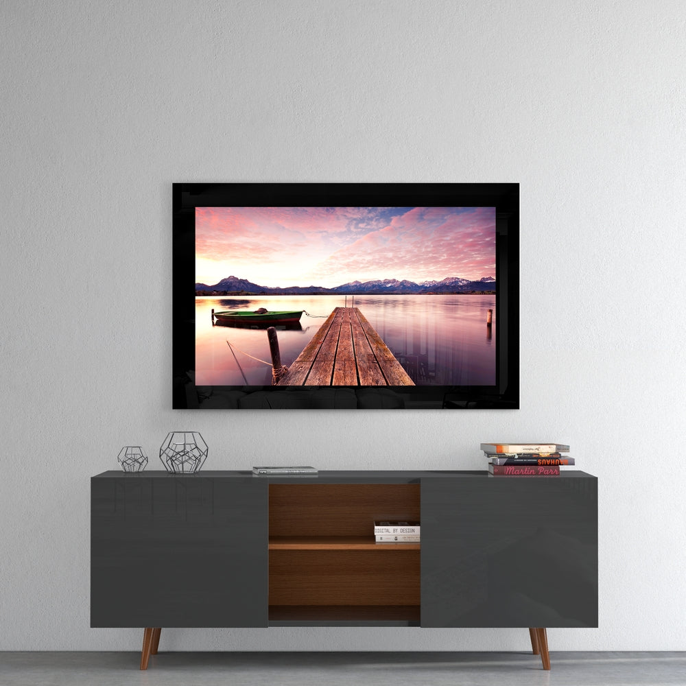 Sunset Glass Wall Art