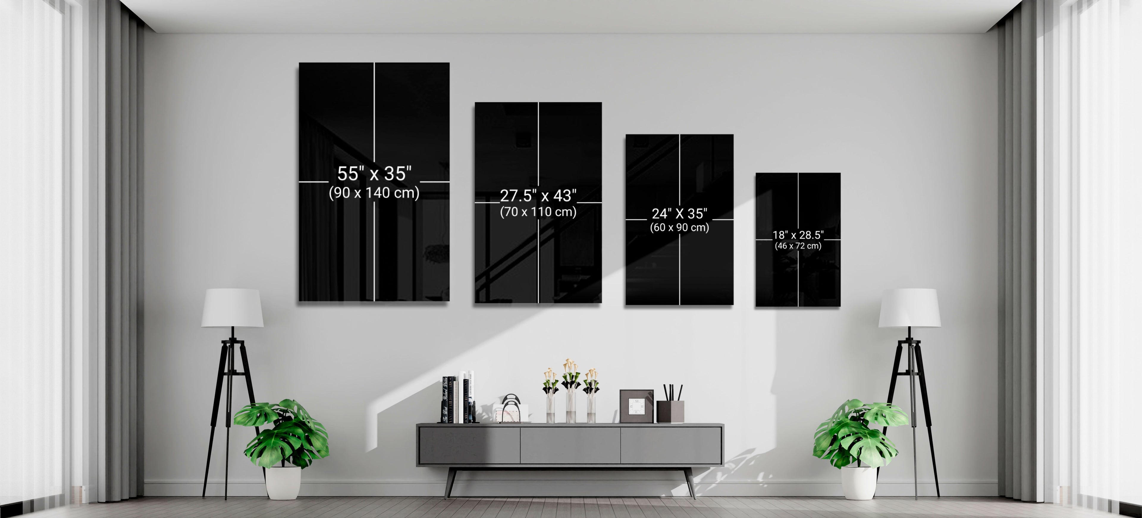 Flower Master Glass Wall Art  || Designer Collection