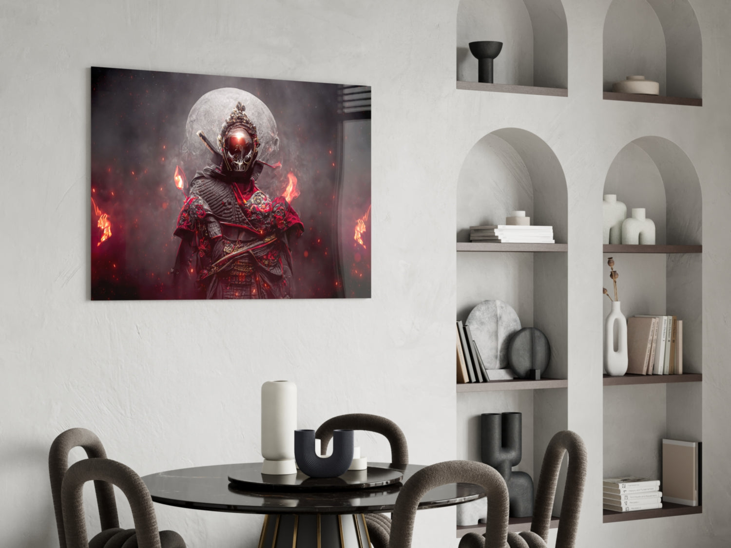 Fire Fighter Glass Art  || Designer Collection