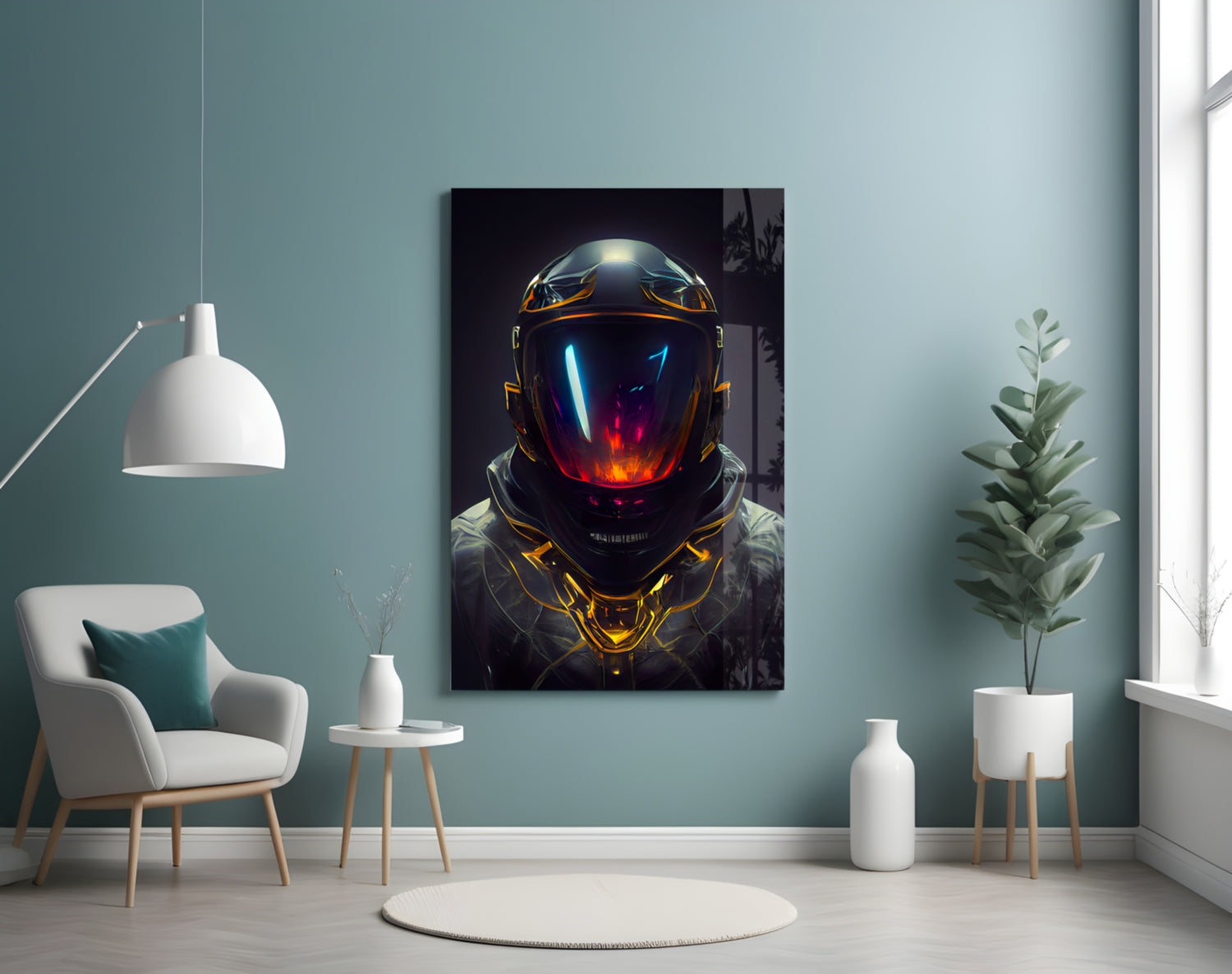 Back to the Space Glass Art  || Designer Collection