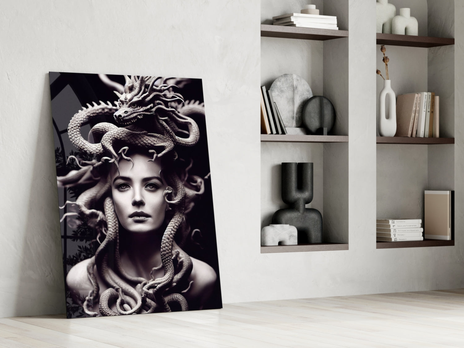Medusa Glass Art  || Designer Collection